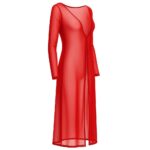 لباس خواب توری بدن نما کد 105524 - تصویر 2