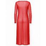 لباس خواب توری بدن نما کد 105524 - تصویر 3