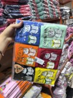 شورت نخی چاپی گربه ای کد 1826 (سایز 2XL) - تصویر 3