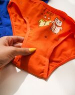 شورت نخی چاپی گربه ای کد 1826 (سایز 2XL) - تصویر 4