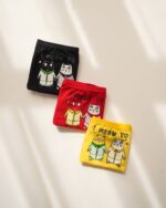 شورت نخی چاپی گربه ای کد 1826 (سایز 2XL) - تصویر 2