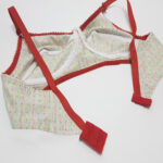 سوتین ملانژخالدار کد 103440(رنگ بند رندوم) - تصویر 2