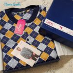 ست تی شرت و شلوار مردانه لین مدل نخ پنبه کد 5197-494