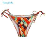 مایو دو تکه زنانه ماریلین مدل پددار لوزی کد 3686-7100