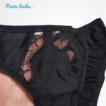 شورت زنانه لین مدل اسلیپ گیپور گلدار کد 4681-602