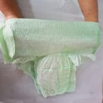 نواربهداشتی شورتی رنگ جلد سبز تک عددی کد 105589 - تصویر 2