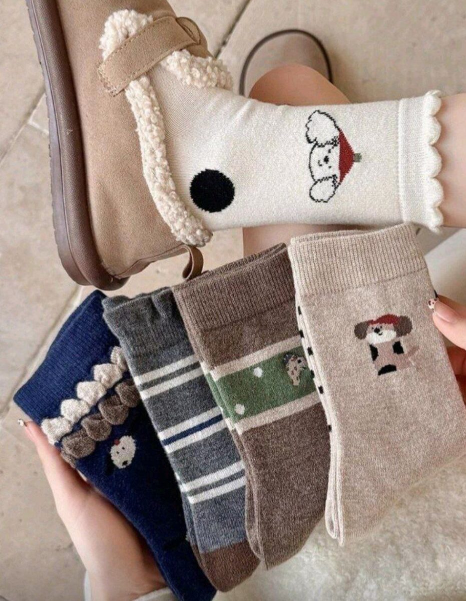 -2147483648_-215876 جوراب ساقدار ترکیبی سگ کد 1848 - تصویر 1