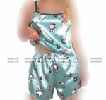 ست تاپ و شورتک ساتن کد 105661 - تصویر 5