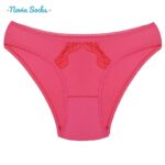 شورت زنانه لین مدل اسلیپ گیپور گلدار کد 4681-602