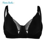 سوتین زنانه لین مدل پرسی فنردار طرح پروانه کد 4680-744