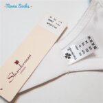 ست شورت و سوتین زنانه شاندرمن مدل فنردار گیپور گلدار کد 5080-2464-03