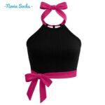 ست شورت و نیم‌تنه زنانه ماییلدا مدل 5501-1005