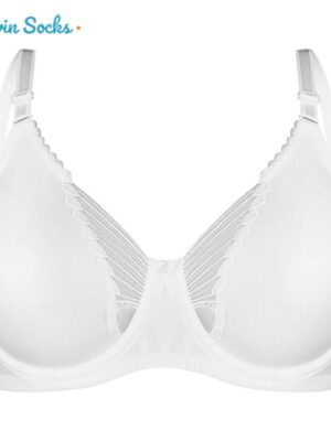 سوتین زنانه لین مدل پرسی فنردار طرح پروانه کد 4680-744