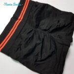 ست نیم‌تنه و شلوارک ورزشی زنانه مدل سیملس پشت چین دار کد 5562-2333