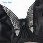 سوتین زنانه لین مدل پرسی فنردار طرح پروانه کد 4680-744