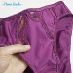 شورت زنانه لین مدل اسلیپ گیپور گلدار کد 4681-602