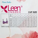 سوتین زنانه لین مدل فنردار گیپور گلدار کد 4680-606