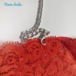 ست شورت و سوتین زنانه مدل گیپوری قلبی کد 5499-2028 به همراه نگهدارنده جوراب