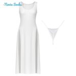 لباس خواب زنانه ماییلدا مدل توری کد 5529-LS53