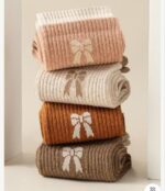 جوراب ساقدار 2 کش پاپیون کد 1847 - تصویر 3