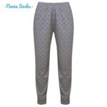 ست تی شرت آستین بلند و شلوار مردانه لین مدل نخ پنبه کد 5197-499