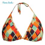 مایو دو تکه زنانه ماریلین مدل پددار لوزی کد 3686-7100