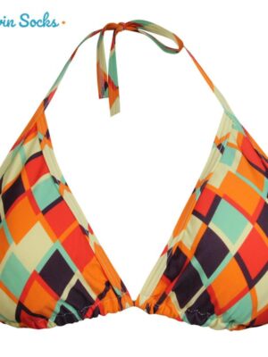 مایو دو تکه زنانه ماریلین مدل پددار لوزی کد 3686-7100