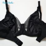 سوتین زنانه لین مدل پرسی فنردار طرح پروانه کد 4680-744