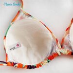 مایو دو تکه زنانه ماریلین مدل پددار لوزی کد 3686-7100