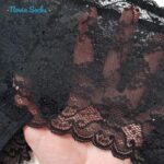 ست شورت و سوتین زنانه شاندرمن مدل فنردار گیپور گلدار کد 5080-2464-04