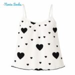 لباس خواب زنانه ماییلدا مدل قلبی کد 5623-4801