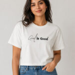 کراپ تی‌شرت آستین کوتاه زنانه ماییلدا مدل 5843 - تصویر 5